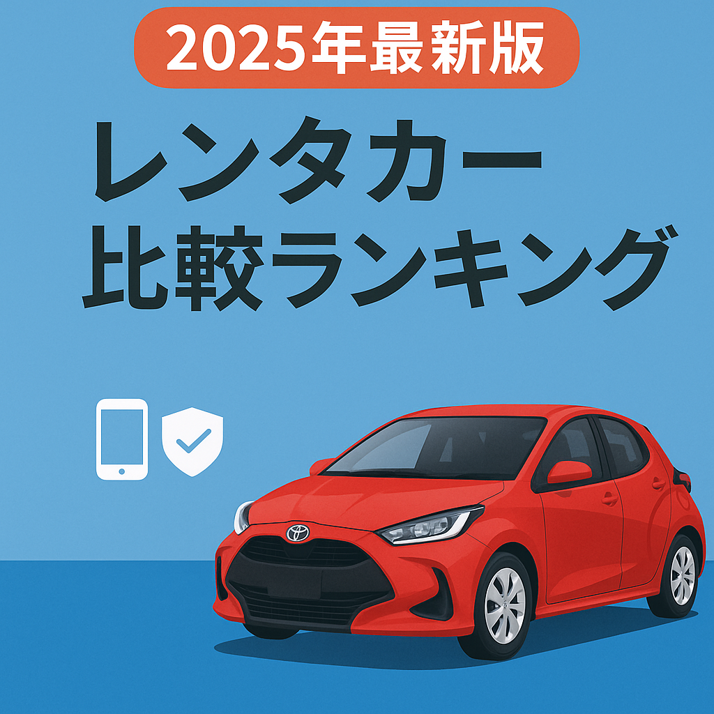 2025年最新版レンタカー比較ランキング。価格、補償、使いやすさを徹底比較。スマホ対応・安心補償の選び方も網羅！
