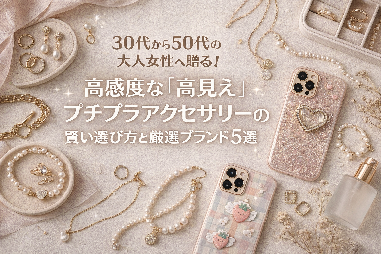 30代から50代の大人女性へ贈る!高感度な「高見え」プチプラアクセサリーの賢い選び方と厳選ブランド5選|Magnolia’s Mate(マグノリア・メイト)がおすすめ