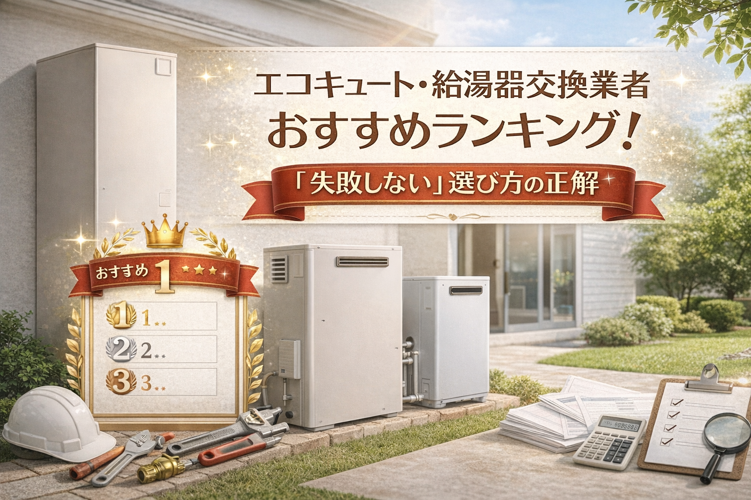 【2025年保存版】エコキュート・給湯器交換業者おすすめランキング！「失敗しない」選び方の正解|キンライサーがおすすめ
