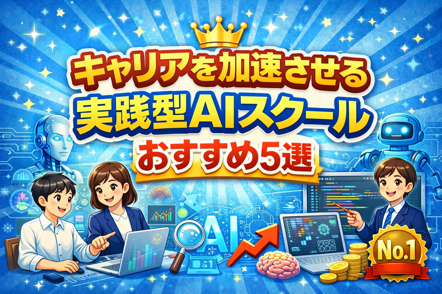 2025年最新比較：キャリアを加速させる実践型AIスクールおすすめ5選｜SHIFT AIがおすすめ
