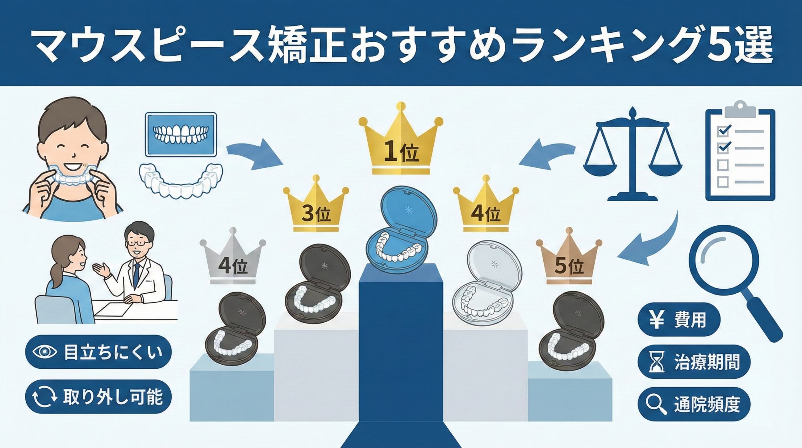 【2026年最新】マウスピース矯正おすすめランキング5選｜通院不要・短期間・低価格で選ぶならOh my teeth（オーマイティース）