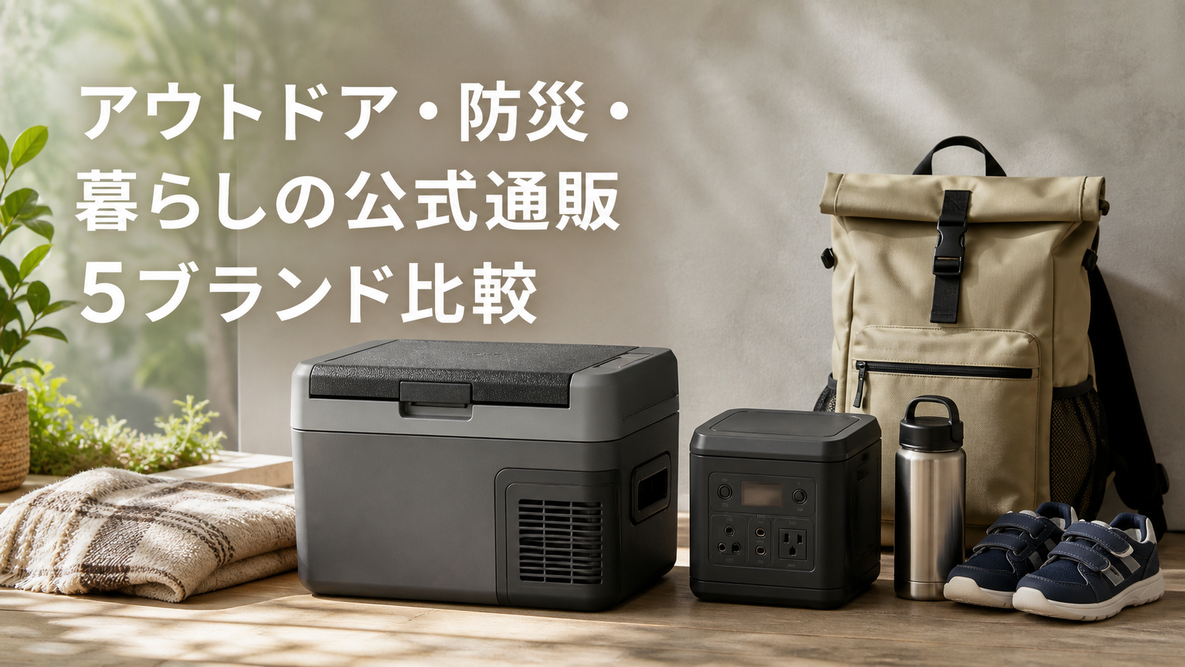 アウトドア・防災・暮らしの公式通販5ブランド比較｜EENOUR・LiTime・瞬足